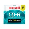 Maxell CD-R x 5 - 700 MB - storage media 648205