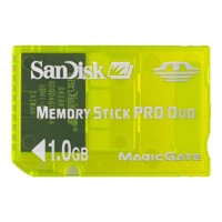 Sandisk 1GB Memory Stick Pro Duo Gaming Card - Yellow