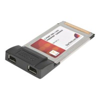 Startech 2 Port CardBus Laptop 1394a Firewire PC Card Adapter - Video input adapter - CardBus