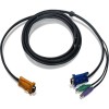Iogear Micro-Lite keyboard / video / mouse / audio cable - 6 ft G2L5302P