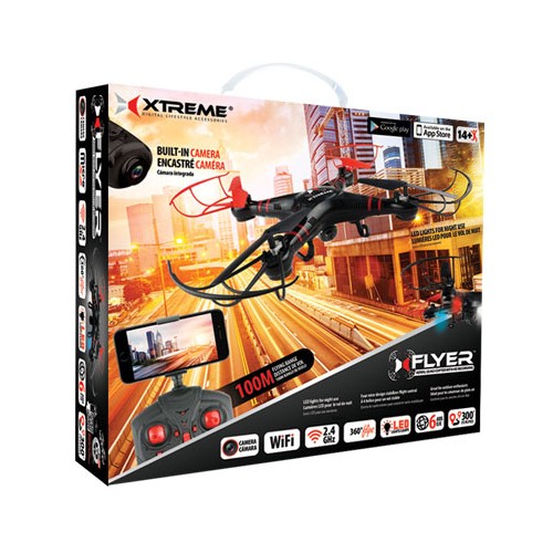 XFlyer 6 Axis Quadcopter Drone with Live Stream Camera - Black XFlyer 6 Axis Quadcopter Drone with Live Stream Camera - Black