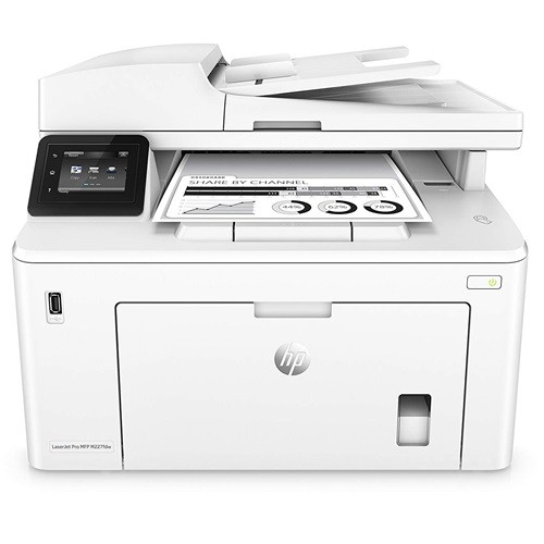 LaserJet Pro MFP M227fdw - Multifunction printer - B/W - laser - Legal (8.5 in x 14 in) (original) - A4/Legal (media) - up to 30 ppm (copying) - up to 30 ppm (printing) - 260 sheets - 33.6 Kbps - USB 2.0, LAN, Wi-Fi(n), NFC, USB 2.0 host LaserJet Pro MFP M227fdw - Multifunction printer - B/W - laser - Legal (8.5 in x 14 in) (original) - A4/Legal (media) - up to 30 ppm (copying) - up to 30 ppm (printing) - 260 sheets - 33.6 Kbps - USB 2.0, LAN, Wi-Fi(n), NFC, USB 2.0 host