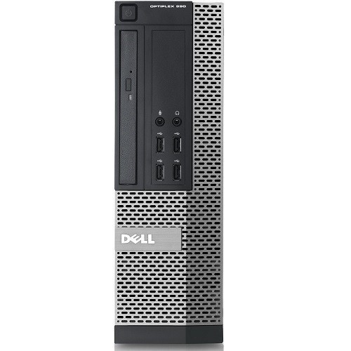 OptiPlex 990 Intel Core i5-2400 Quad-Core 3.10GHz Small Form Factor PC - 8GB RAM, 240GB SSD, DVD-ROM, Gigabit Ethernet - Refurbi