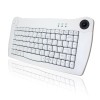 Adesso Mini-Trackball Keyboard - PS/2 - White ACK-5010PW &nbsp;&nbsp;&nbsp;&nbsp;&nbsp;&nbsp;&nbsp;&nbsp;&nbsp;