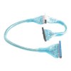 Cables To Go 18in GO!MOD MOLDED ROUND 2-DEVICE ULTRA ATA133 EIDE CABLE - UV REACTIVE BLUE