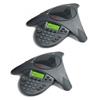 Polycom SoundStation VTX 1000 Twin pack Conferencing Phone without external mics or subwoofers.