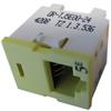 Ortronics 1-Port Mod Jack 110 8W8P UTP T568A/B Cat5E XP6 Clarity 5E - Yellow