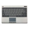 Adesso SlimTouch Wireless 2.4 GHz RF Mini Touchpad Keyboard - USB - Silver