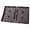 Meritline 4 in 1 Overlap DVD Cases - Black 153-033 &nbsp;&nbsp;&nbsp;&nbsp;&nbsp;&nbsp;&nbsp;&nbsp;&nbsp;&nbsp;&nbsp;&nbsp;