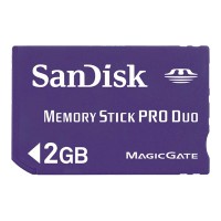 Sandisk 2GB Standard Memory Stick PRO and Memory Stick PRO Duo