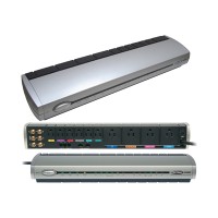Cyberpower 6000 Joules 15A RJ11/Coax(3)/RJ45 EMI/RFI Right-angle 10-Outlet Home Theater Surge Suppressor