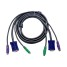 Aten Technology 2L-1001P/C - keyboard / video / mouse (KVM) cable - 6 ft