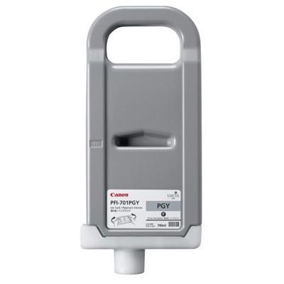 Buy Canon Pfi-701pgy 700ml Pigment Photo Gray Ink Tank by Canon