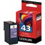 Lexmark #43XL Color Print Cartridge. Works with X4975/ X7675/ X9575