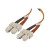Belkin Patch cable - SC multi-mode (M) - SC multi-mode (M) - 16.4 ft - fiber optic - 50 / 125 micron