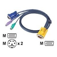 Aten Technology MasterView 2L5202P - keyboard / video / mouse (KVM) cable - 6 ft