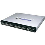 Cisco 48-port 10/ 100/ 1000 + 4 shared mini-Gigabit Switch with WebView SRW2048