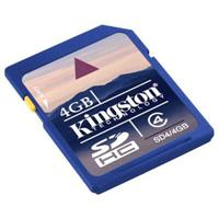  Kingston Digital 4GB Secure Digital High Capacity Memory Card - Class 4