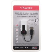 Aluratek AUCR200 - card reader - Hi-Speed USB AUCR200