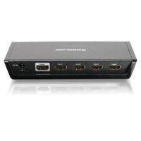 Iogear 4-Port HDMI Automatic Switch with Remote and HDMI Cable