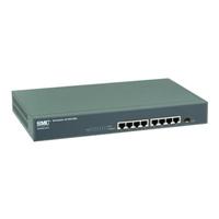 SMC EZ Switch 10/100/1000 GS8P-Smart - Switch - 8 ports - EN, Fast EN, Gigabit EN - 10Base-T, 100Base-TX, 1000Base-T + 1 x shared SFP (empty) - 1U - PoE
