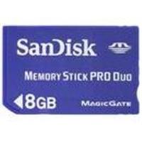 Sandisk 8GB Standard Memory Stick PRO and Memory Stick PRO Duo