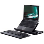 Logitech Alto Notebook Stand with Wireless Keyboard. &nbsp;Holds notebooks up to 15.4"