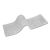 Adesso Flexible Full-Sized Keyboard - USB + PS/2 - White AKB-230W