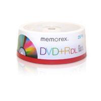 Memorex DVD+R DL x 25 - 8.5 GB - storage media