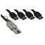 IBM Serial Attached SCSI (SAS) external cable - 26 pin 4x Shielded Mini MultiLane SAS (SFF-8088) - 26 pin 4x Shielded Mini MultiLane SAS (SFF-8088) - 6.6 ft
