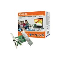 Avermedia AVerTV Bravo Hybrid - ATSC HDTV receiver / analog TV / radio tuner / video input adapter - PCI Express x1 - NTSC