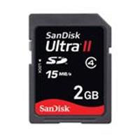 Sandisk Ultra II - Flash memory card - 2 GB - SD