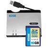 Edge Memory All-In-One Reader With 16GB SDHC CARD