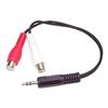 StarTech 6in Stereo Audio Cable - 3.5mm Male to 2x RCA Female