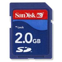 Sandisk 2GB Secure Digital Flash Memory Card