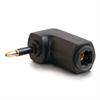 Cables To Go Velocity Right Angle TOSLINK to Mini Plug Adapter - digital audio adapter
