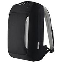 Belkin 15.4" Polyester Slim Backpack - Black/ Light Gray