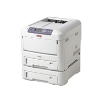 Okidata C710dtn - Printer - color - duplex - LED - Legal, A4 - 1200 dpi x 600 dpi - up to 32 ppm (mono) / up to 30 ppm (color) - capacity: 1160 sheets - Parallel, USB, 10/100Base-TX