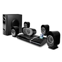 jWIN Electronics Slim Desktop iPod / DVD Player with 5.1 - Channel Speaker System