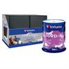 Verbatim 4.7 GB up to16x Branded Recordable Disc DVD+R with 50 Packs DVD Video Trim Cases