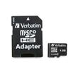 Verbatim 4GB microSDHC Card with Adapter