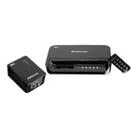 Iogear Powerline Stereo Audio System GHPAKIT - Wireless audio delivery system (via power line) with digital player dock