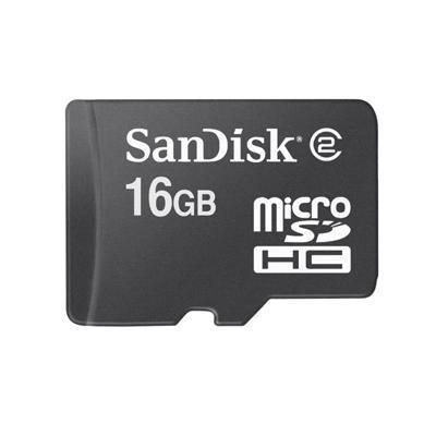 Sandisk 16GB Microsd And Microsdhs Flash Memory Card