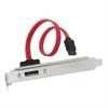 SIIG 1-Port eSATA Bracket - Serial ATA internal to external panel - 1 ft CB-BR0011-S1