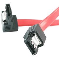 Startech Latching SATA to Right Angle SATA Serial ATA Cable - Serial ATA cable - 1 ft LSATA12RA1