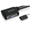 Iogear GCS22U - KVM switch - 2 ports - desktop GCS22U