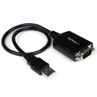 Startech Professional USB to RS-232 Serial Adapter - Serial adapter - USB - RS-232 - black ICUSB2321X