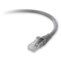 Belkin 7ft 10G CAT6a Snagless Patch Cord - Grey
