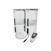 Cables Unlimited 900Mhz Wireless Indoor/Outdoor Speakers with Remote - White