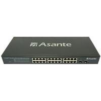 Asante FriendlyNET GX6-2400W (Green Ethernet) 24-Port 10/100/1000 Mbps + 2 Gigabit Combo SFP WebSmart Management Switch 99-00824